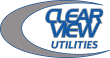 Clearview utilities logo grey